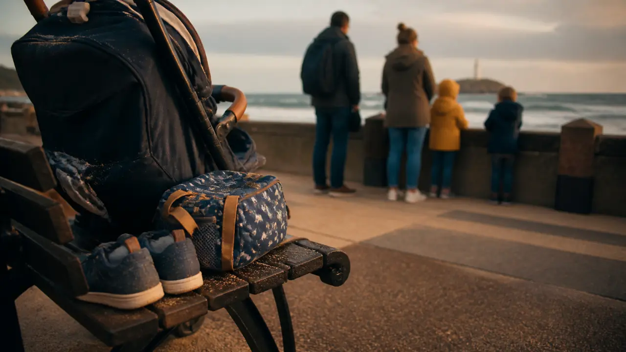Activites enfants Biarritz à la Grande Plage, famille sur la côte