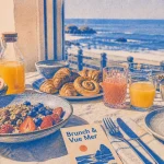 Brunch à Biarritz avec vue mer, terrasse et océan