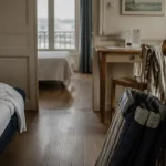 Chambre famille biarritz, intérieur avec couchages