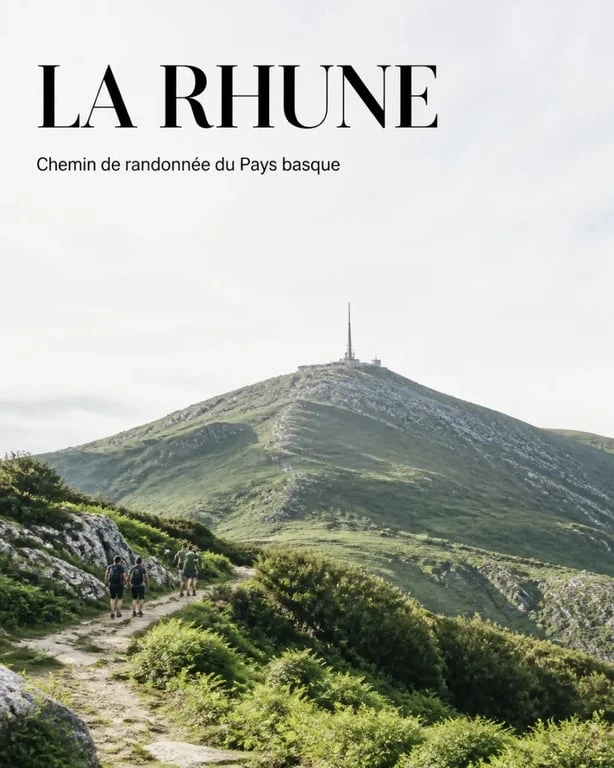 Randonnée biarritz vers la Rhune avec panorama sur les reliefs basques
