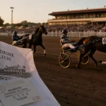 Hippodrome biarritz, trot de soirée à la golden hour