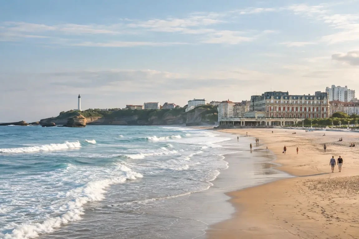 Location saisonnière à Biarritz près de la Grande Plage