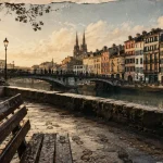 Saint esprit bayonne : rive droite, gare et immeubles près de l’Adour