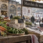 Marchés pays basque 2025 : étal de matin, produits frais