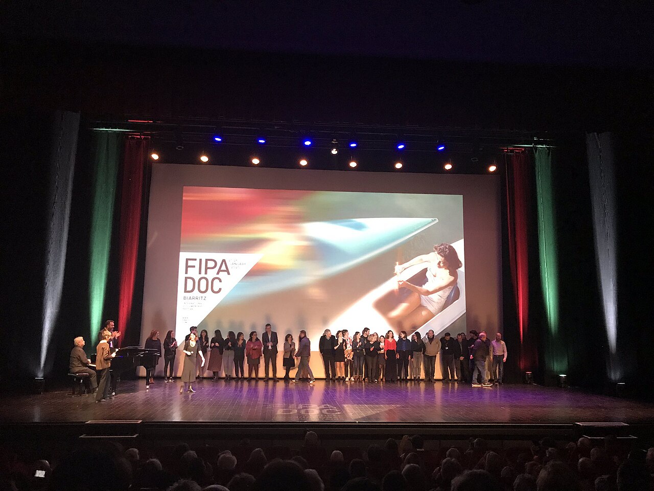 Cérémonie de clôture du FIPADOC à Biarritz