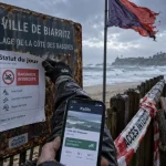 Plage interdite au Pays basque : alerte baignade et panneau municipal